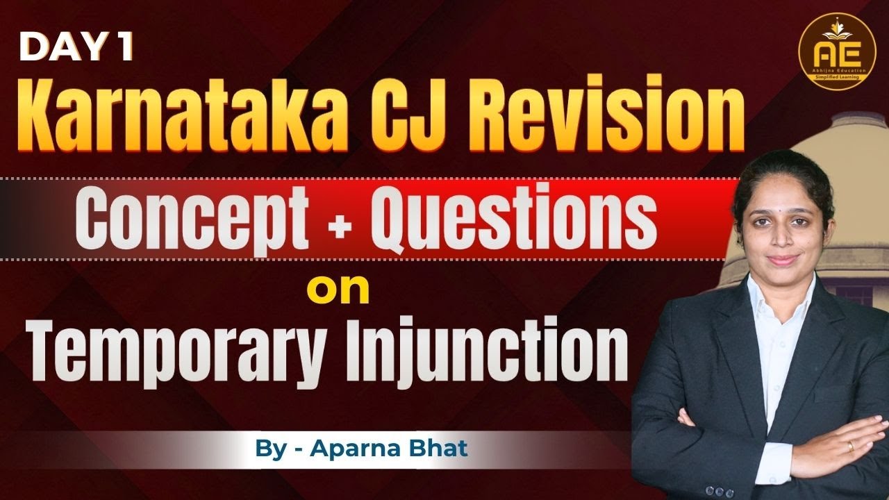 Temporary Injunctions (Concept +) Questions